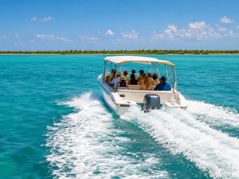 Saona in a Small Group of 20, Speedboat Both Ways